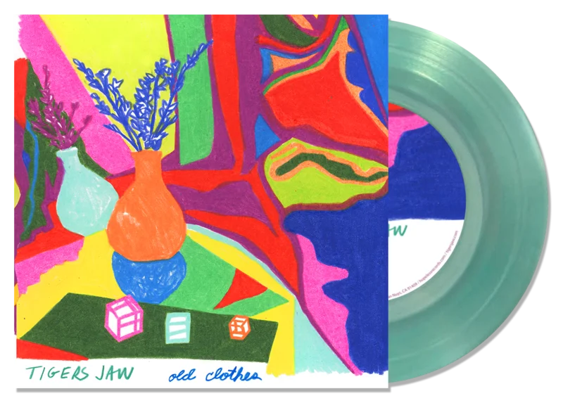 TIGERS JAW OLD CLOTHES 7" (Limited Edition  Only 300 Made, Coke Bottle Clear 7" Vinyl)