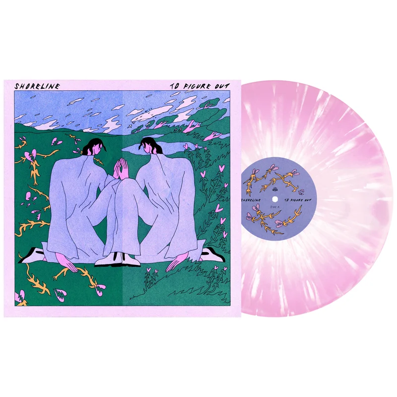 To Figure Out - Violet & Baby Pink Aside/Bside W/ White Splatter LP