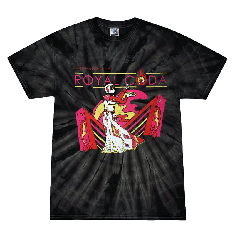 To Only A Few At First - Spider Black Tie Dye T-Shirt