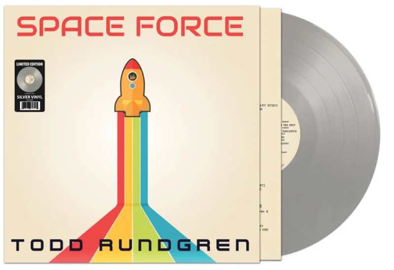 TODD RUNDGREN SPACE FORCE LP (Exclusive Limited Edition  Only 300 Made, Silver Vinyl)