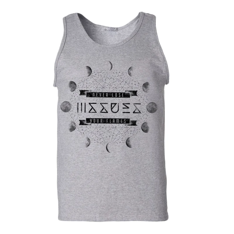 Too Many Moons Heather Grey Tank Top