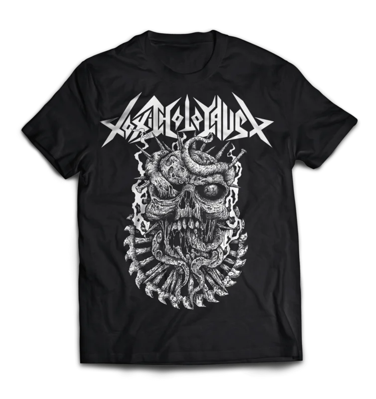 TOXIC HOLOCAUST SKULL T-SHIRT