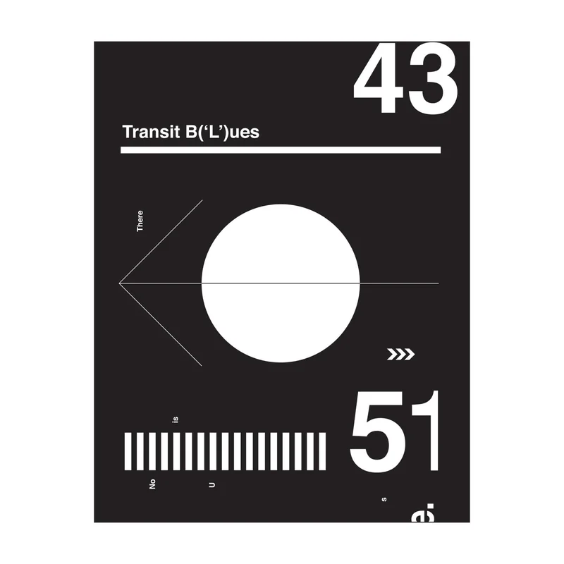 Transit Blues 18"X24" Screen-Printed Poster w/ Tube