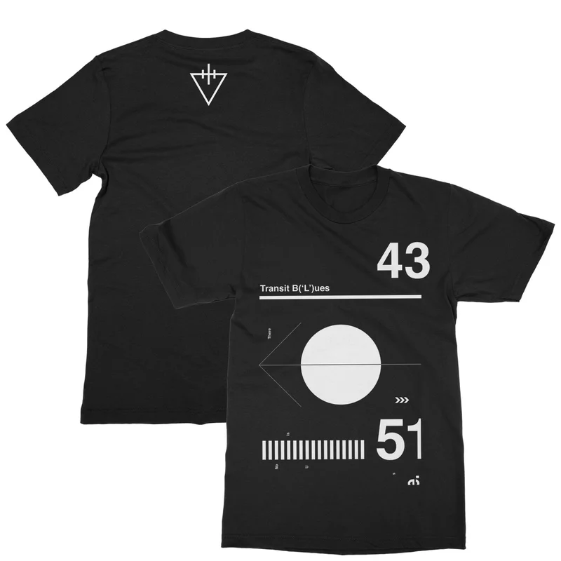 Transit Blues Black T-Shirt