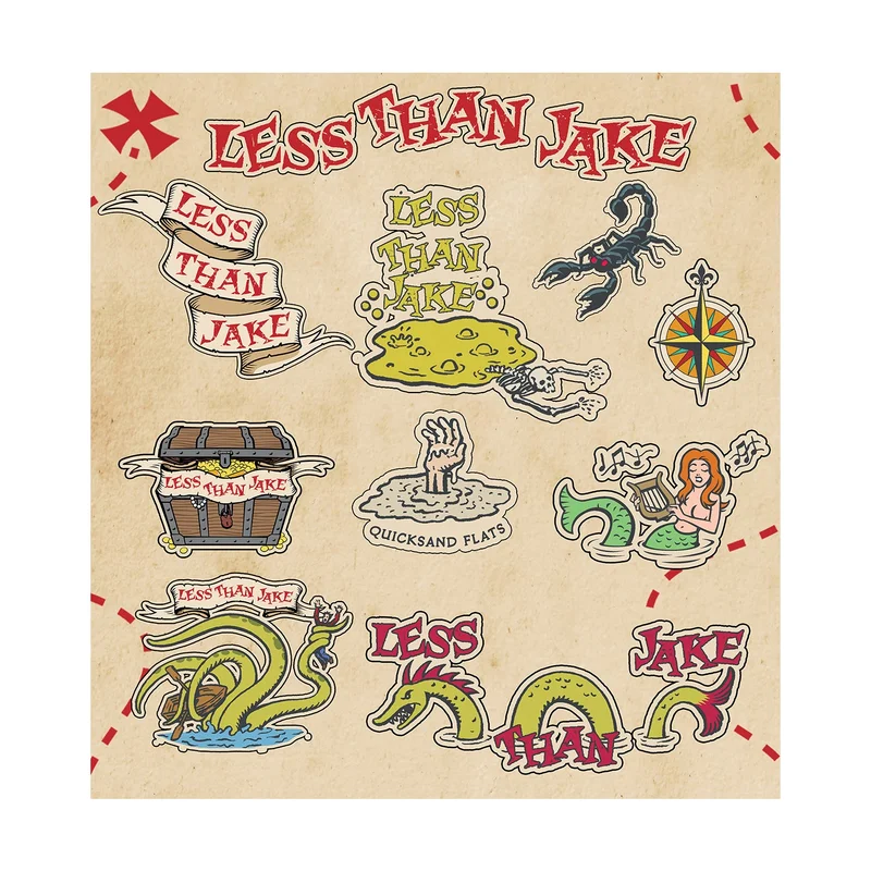 Treasure Map 9" X 9"  Sheet
