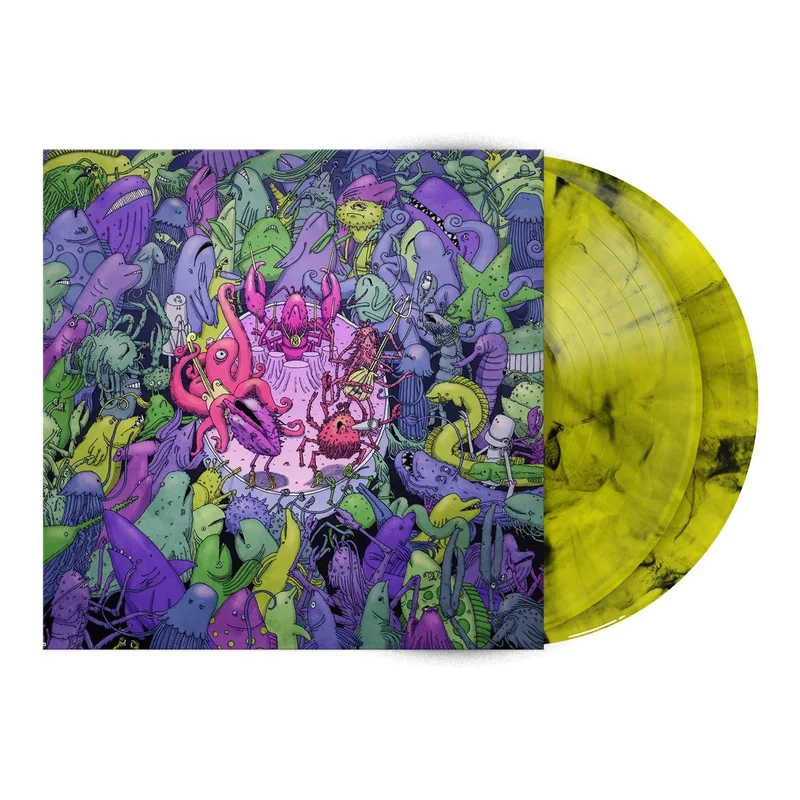 Tree City Sessions 3 Neon Yellow & Black Wave Double Vinyl LP