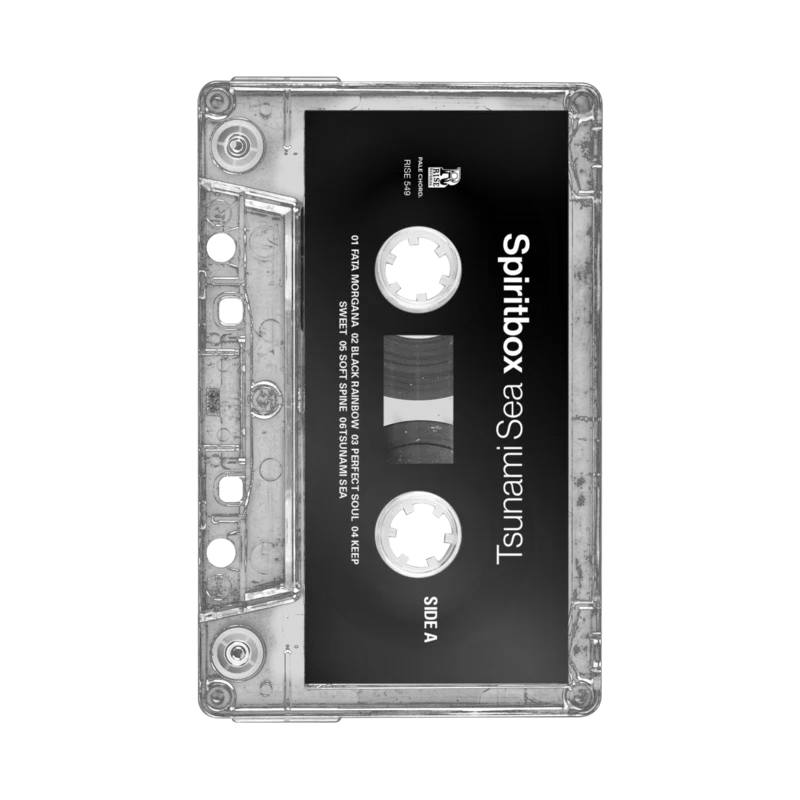 Tsunami Sea Clear w/ Black Liner Cassette Tape