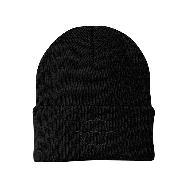 Tsunami Sea Icon Black Beanie