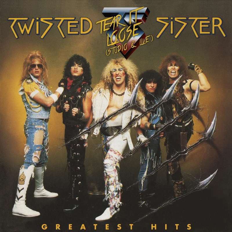 TWISTED SISTER 'GREATEST HITS - TEAR IT LOOSE' 2LP (Gold Vinyl)