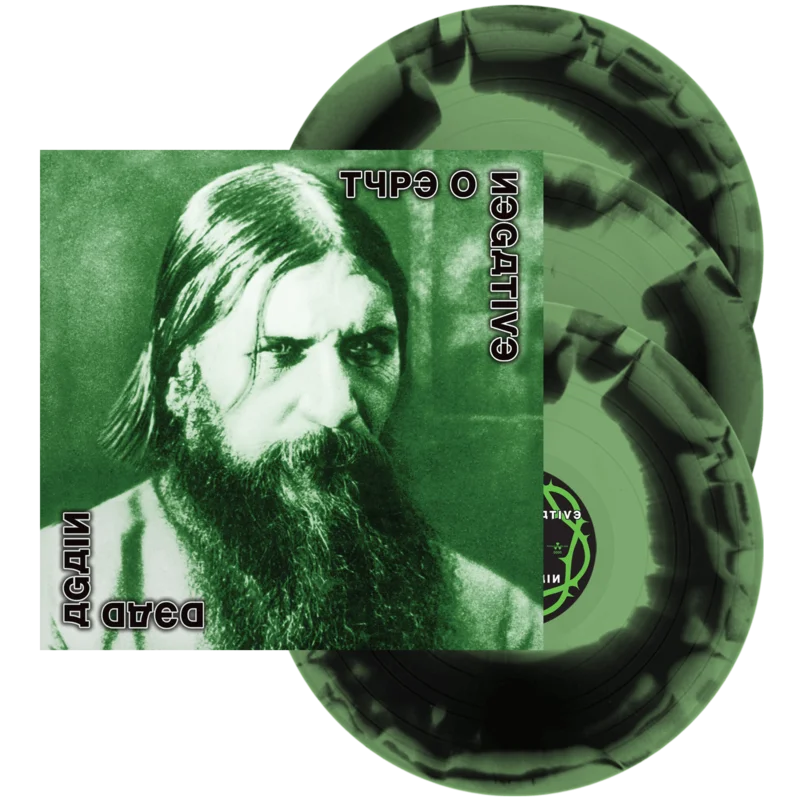 TYPE O NEGATIVE DEAD AGAIN 3LP (Limited Edition  Only 500 made, Olive & Black Swirl Vinyl)