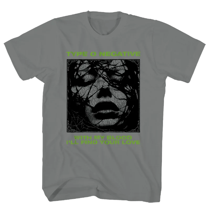 TYPE O NEGATIVE FIND YOUR LOVE CHARCOAL T-SHIRT CHARCOAL