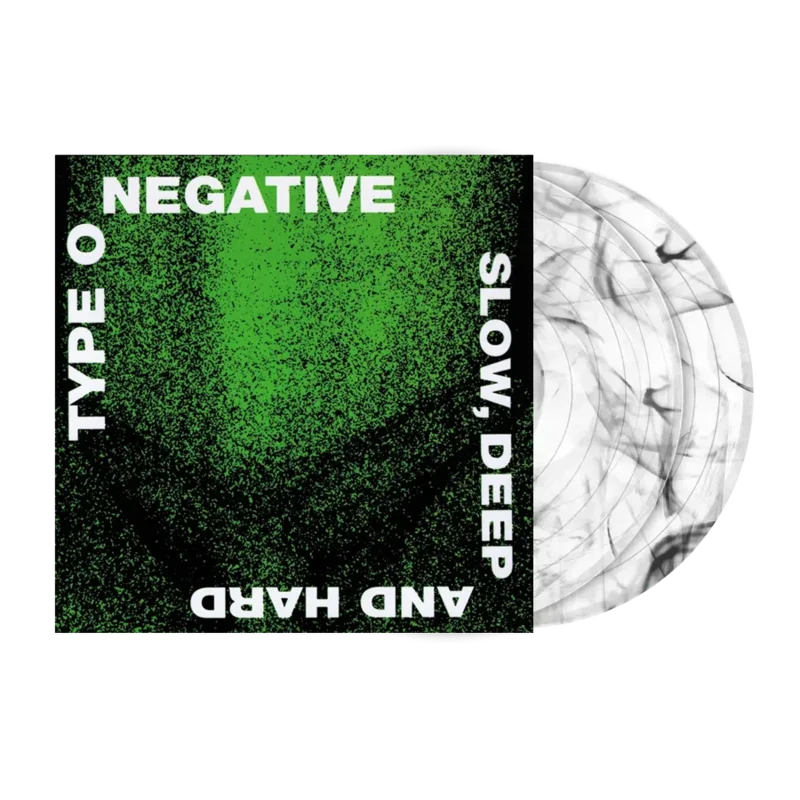 TYPE O NEGATIVE 'SLOW, DEEP AND HARD' LP (Clear w/Black Swirl)