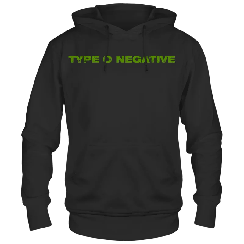 TYPE O NEGATIVE STAR KISS BLACK HOODY black