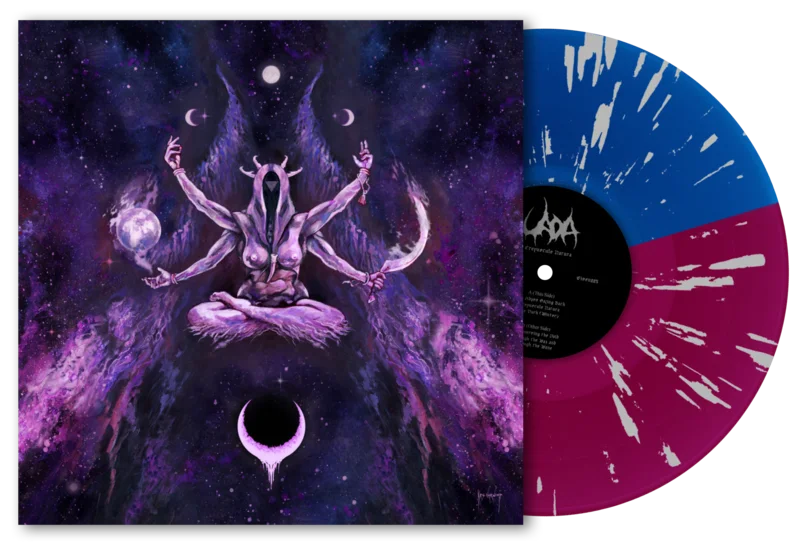 UADA CREPUSCULE NATURA LP (Limited Edition  Only 200 Made, Half Transparent Blue/Half Transparent Purple w/ Grey Splatter Vinyl)