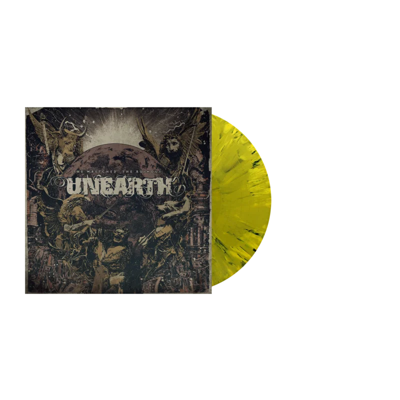 UNEARTH THE WRETCHED; THE RUINOUS LP (Limited Edition  Only 300 made, Yellow & Black Marble Vinyl)