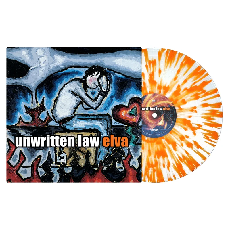 UNWRITTEN LAW ELVA LP (Limited Edition  Only 200 Made, Milky Clear w/ Orange Splatter Vinyl)