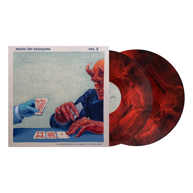VARIOUS ARTISTS MUSIC FOR EVERYONE VOL. 2 2LP (Exclusive  Limited to 100, Red Galaxy Vinyl)