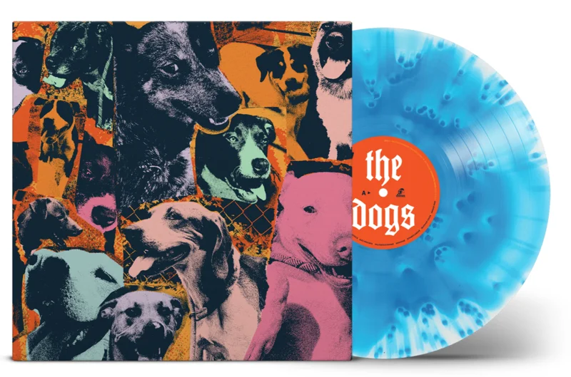 VARIOUS ARTISTS THE DOGS OF HOPE LP (Limited Edition  Only 100 Made, Cloudy Blue Splatter Vinyl)
