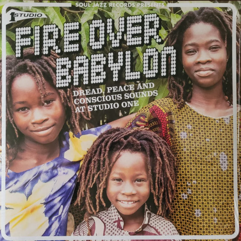 Various - Fire Over Babylon (Dread, Peace And Conscious Sounds At Studio One) (2xLP, Comp) (Mint (M))
