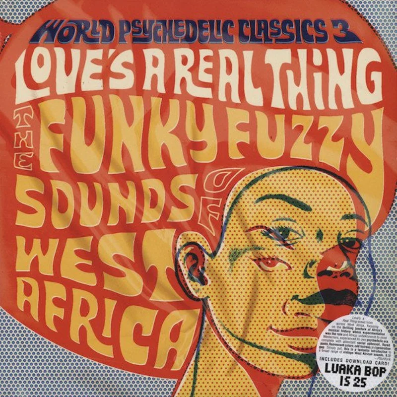Various - Love's A Real Thing (The Funky Fuzzy Sounds Of West Africa) (2xLP, Comp, RE) (Near Mint (NM or M-))
