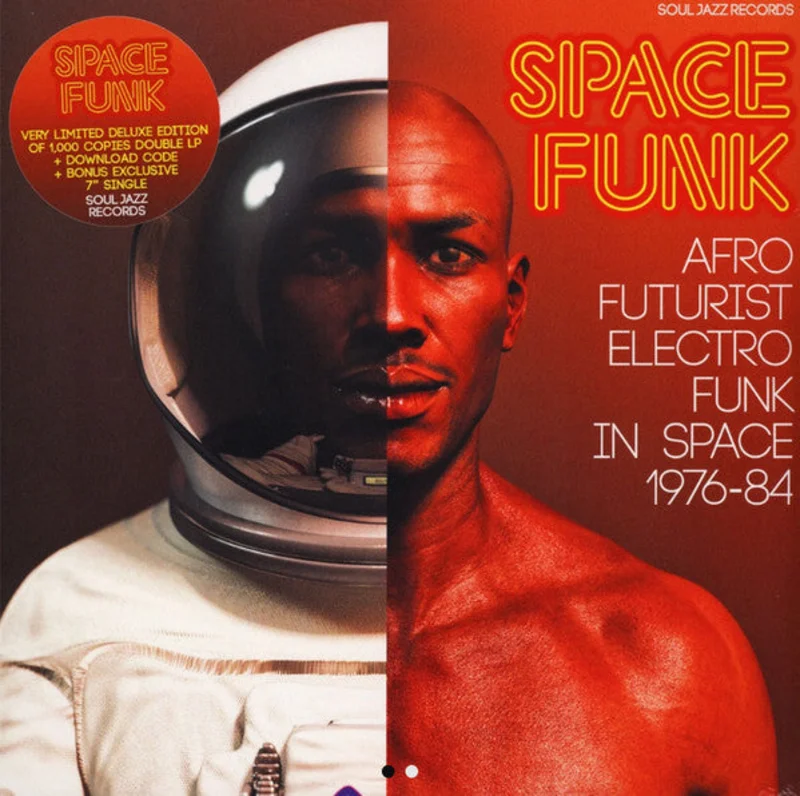 Various - Space Funk (Afro Futurist Electro Funk In Space 1976-84) (2xLP, Comp + 7" + Dlx, Ltd) (Near Mint (NM or M-))