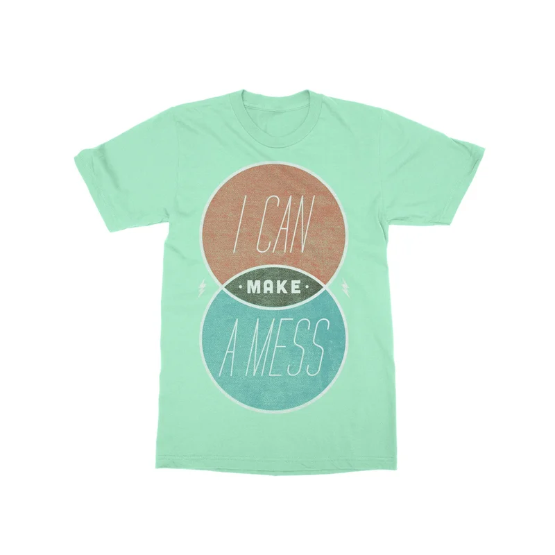 Venn Diagram Mint T-Shirt