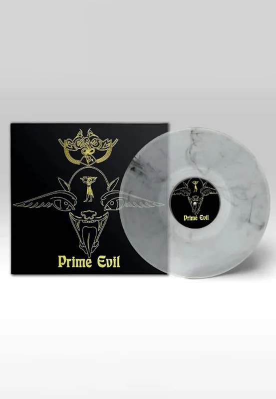 VENOM 'PRIME EVIL' LP (Import, Clear Black Marble Vinyl)