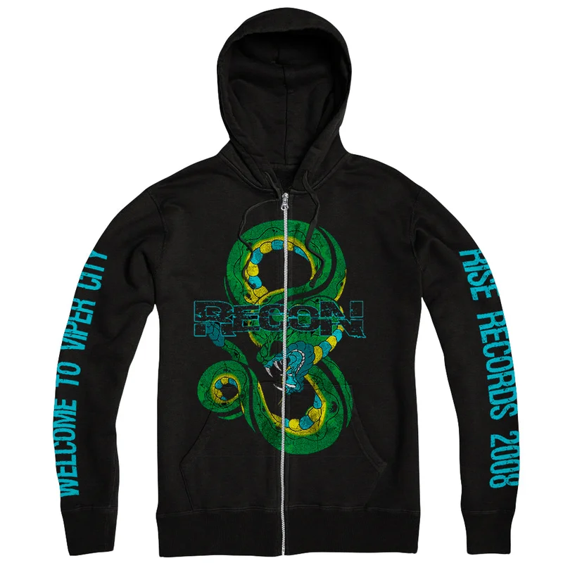 Viper City Black Zip-Up
