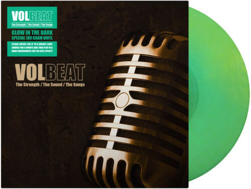 VOLBEAT 'THE STRENGTH/THE SOUND/THE SONGS" LP (Glow In The Dark Vinyl)