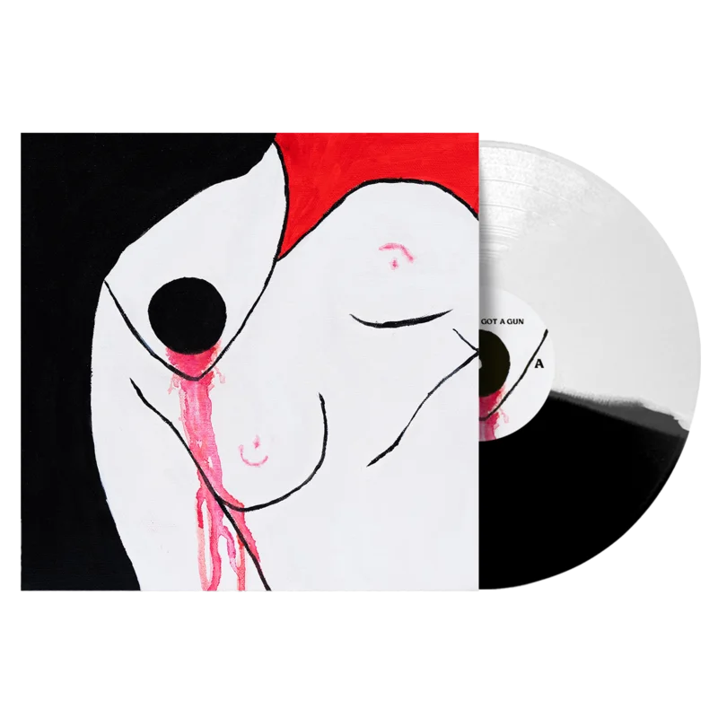 VUKOVI - MY GOD HAS GOT A GUN Black/White Split Vinyl