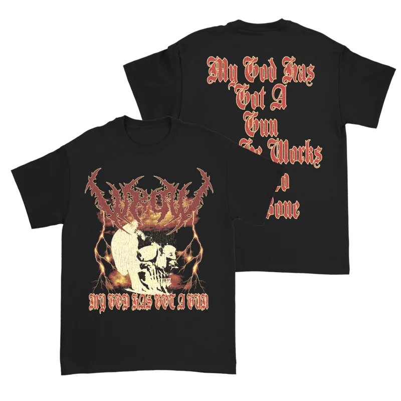 Vukovi - My God Has Got A Gun T-Shirt Black