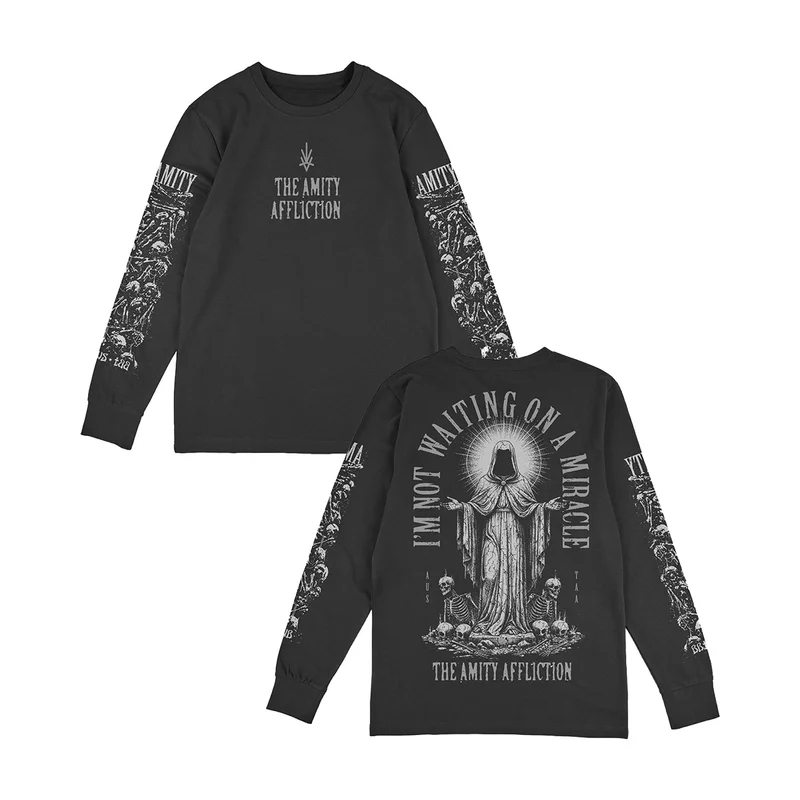 Waiting On A Miracle Black - Long Sleeve