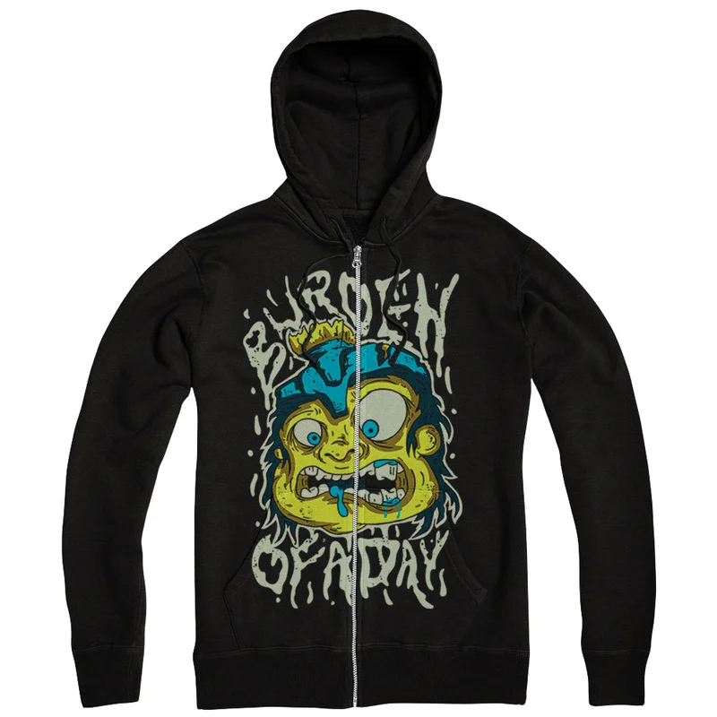 Warrior Black Zip-Up