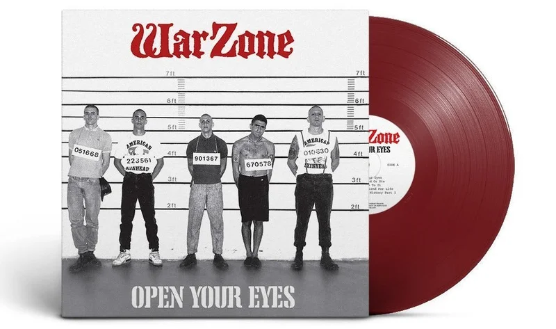 WARZONE  OPEN YOUR EYES LP (Red Vinyl)