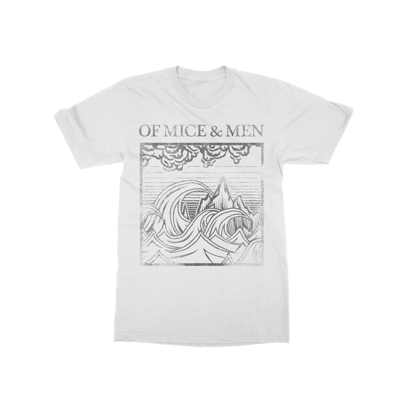 Wave White T-Shirt