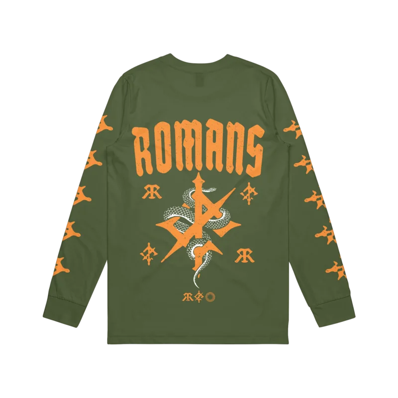 We Came As Romans - Snake Military Green Long Sleeve