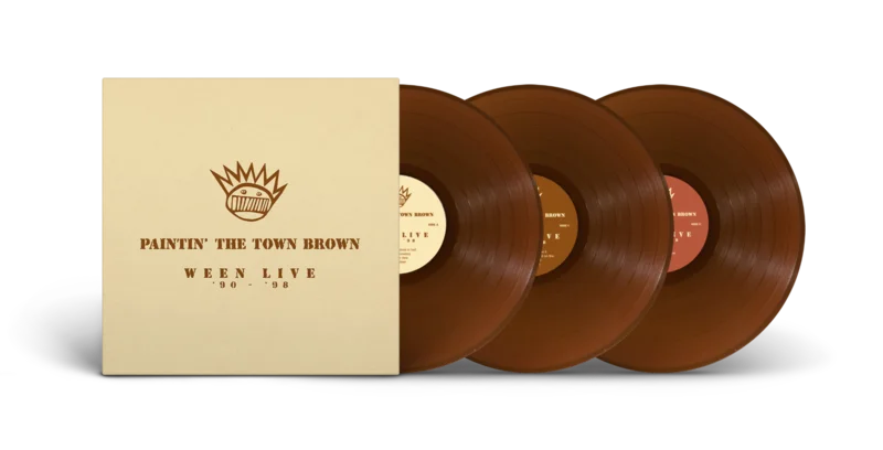 WEEN 'PAINTIN' THE TOWN BROWN: WEEN LIVE 1990-1998' 3LP (Brown Vinyl)