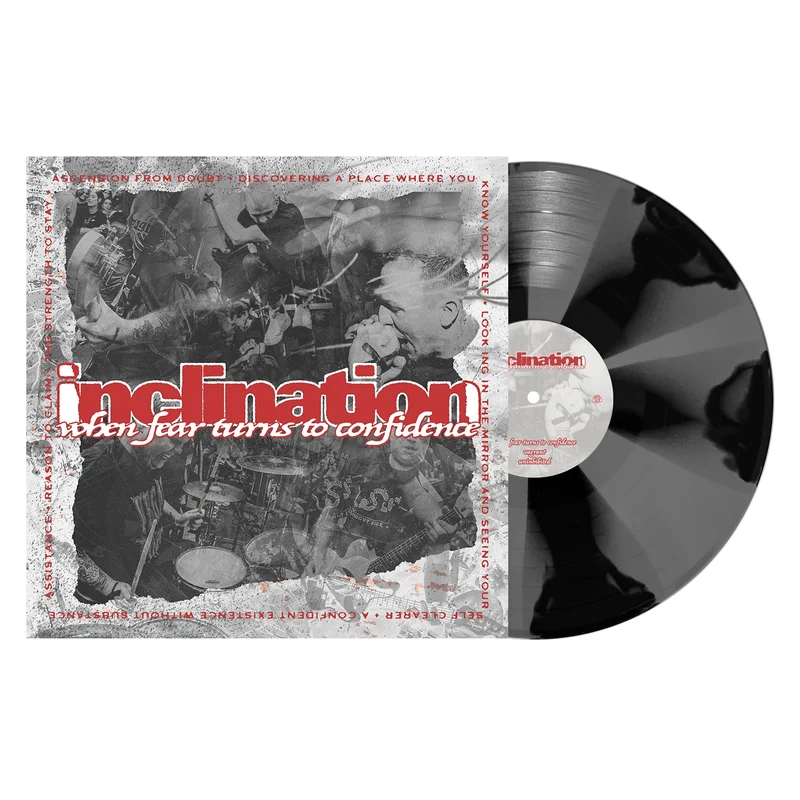 When Fear Turns To Confidence - Black And Silver Pinwheel LP