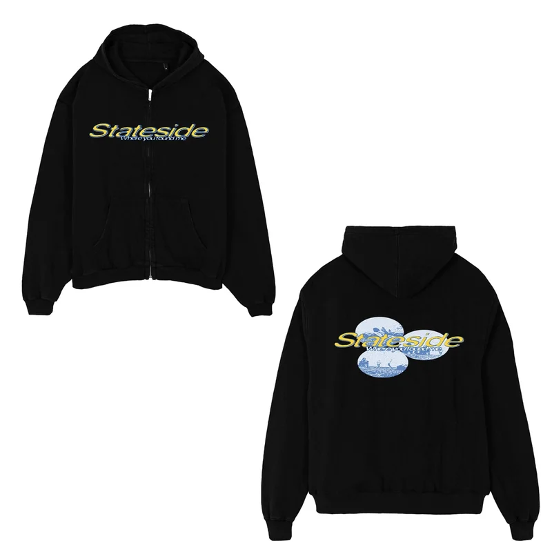 Where You Found Me Black - Zip Up