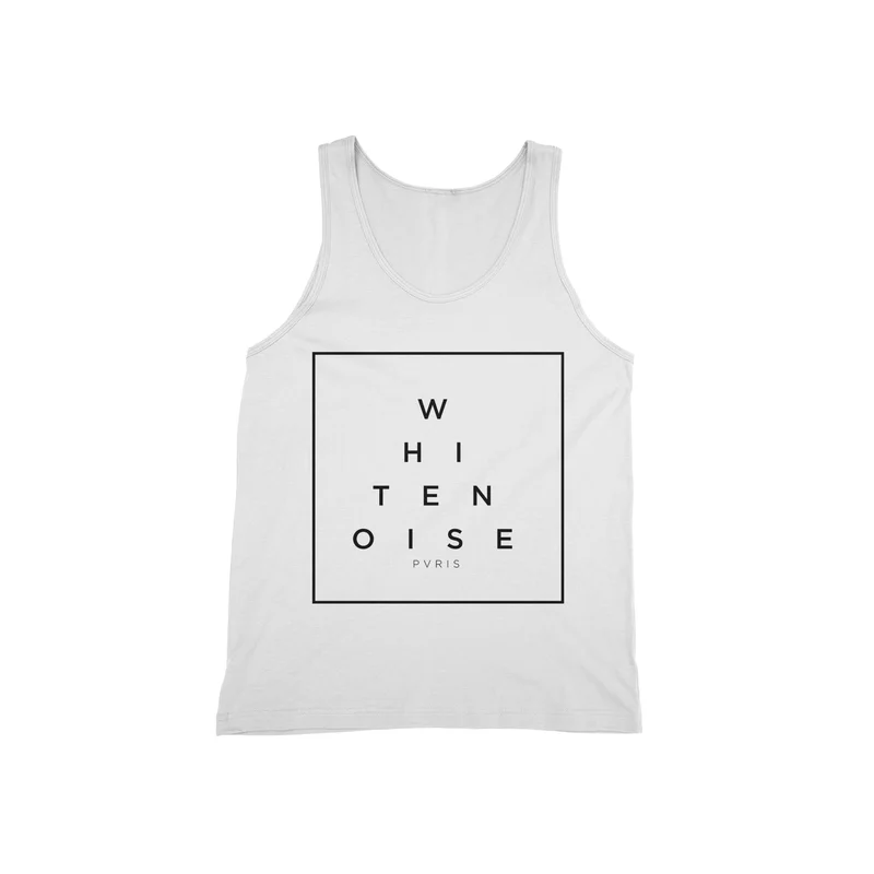 White Noise White Tank Top