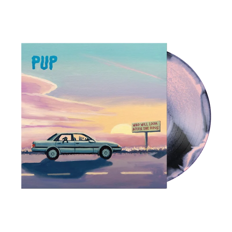 Who Will Look After The Dogs? Pink, Purple & Black Smush Vinyl LP