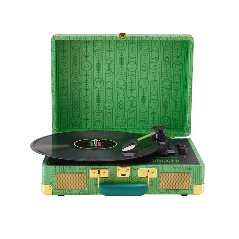 Wicked Elphaba Cruiser Record Player In Emerald Green
