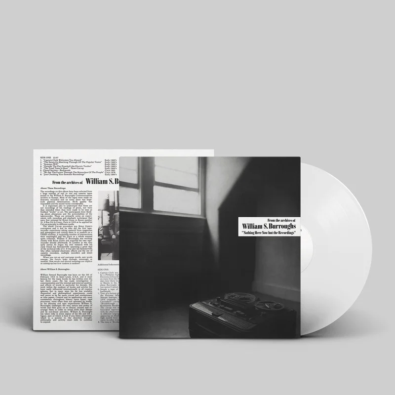 WILLIAM S. BURROUGHS 'NOTHING HERE NOW BUT THE RECORDINGS' LP (White Vinyl)