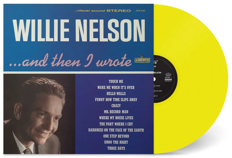 WILLIE NELSON 'AND THEN I WROTE' LP (Yellow Vinyl)