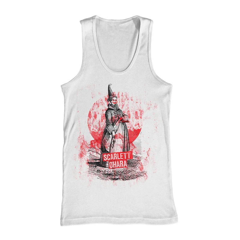Woman White Tank Top