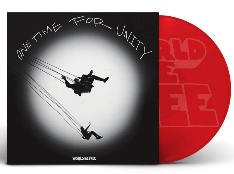 WORLD BE FREE ONE TIME FOR UNITY LIMITED-EDITION TRANSLUCENT RED WITH ETCHED B-SIDE VINYL