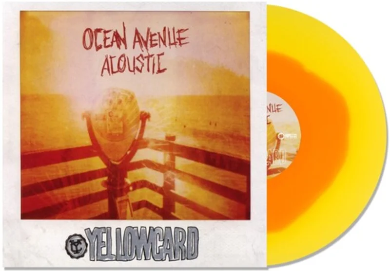 YELLOWCARD 'OCEAN AVENUE ACOUSTIC' LP (Orange Inside Yellow Vinyl)