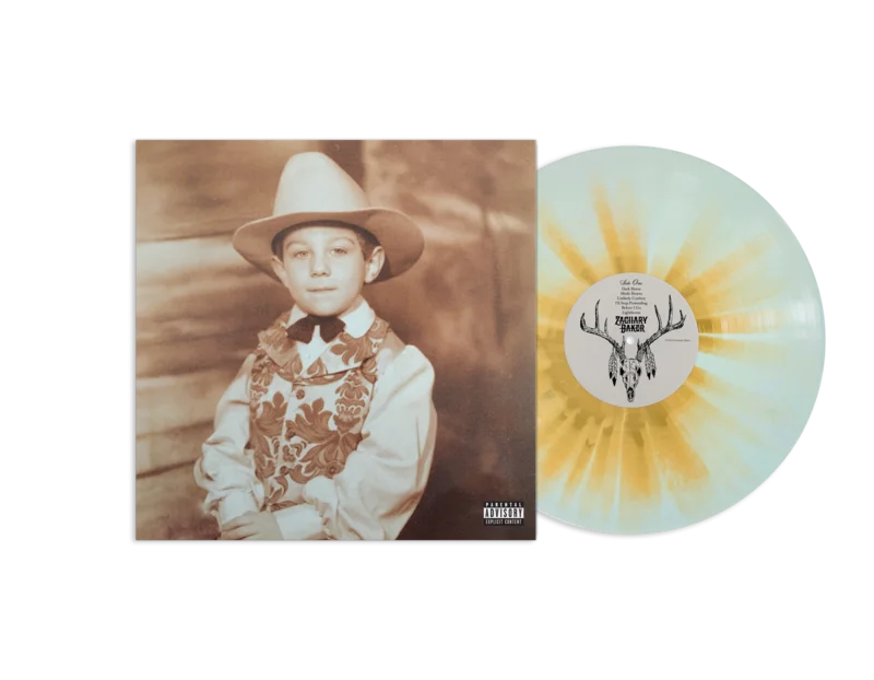 ZACHARY BAKER DARK HORSE LP (Exclusive Limited to 200, Sky Blue w/ Gold Splatter Vinyl)