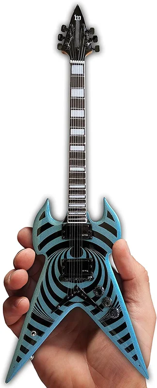 ZAKK WYLDE - WARHAMMER PELHAM BLUE VERTIGO MINI GUITAR